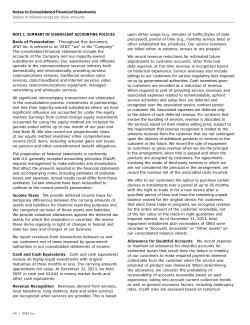 Notes to Consolidated Financial Statements
