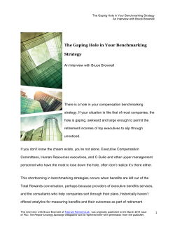 The Gaping Hole in Your Benchmarking Strategy