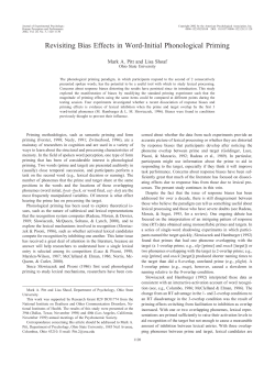 Revisiting Bias Effects in Word-Initial Phonological