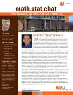 math.stat.chat - Bowling Green State University