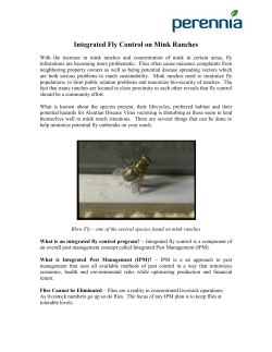 Integrated Fly Control on Mink Ranches