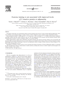 Exercise training is not associated with improved
