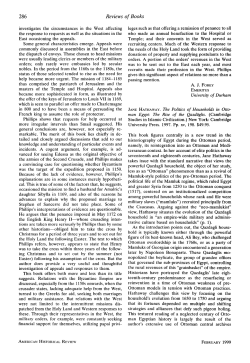 Jane Hathaway. The Politics of Households in Ottoman Egypt: The