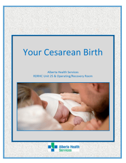 Your Cesarean Birth - Red Deer Primary Care Network