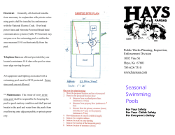 Portable Swimming Pool Information