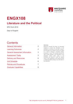 as PDF - Unit Guide