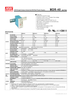 Data Sheet (DR-40-24 MeanWell)