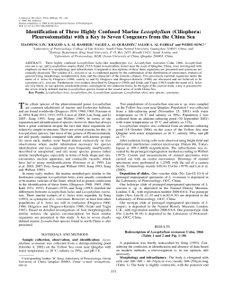 J. Eukaryot. Microbiol. - KSU Faculty Member websites