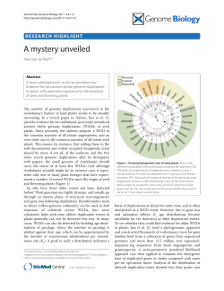 A mystery unveiled - Genome Biology