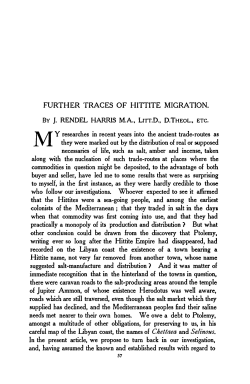 further traces of hittite migration.