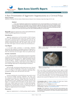 A Rare Presentation of Aggressive Angiomyxoma as a Cervical Polyp