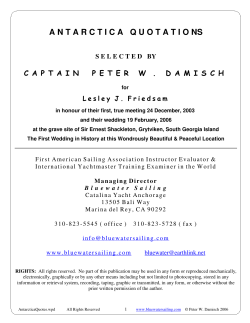 Antarctica Quotes - Bluewater Sailing