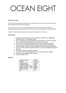 the Tasting Notes as a PDF