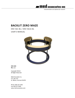 DOC-265 - Med Associates