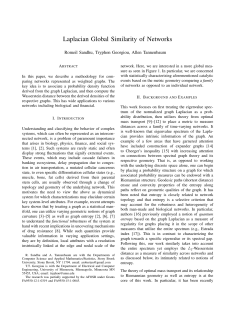 Laplacian Global Similarity of Networks