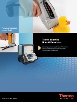 Niton XRF Analyzers - Toys and Consumer Goods