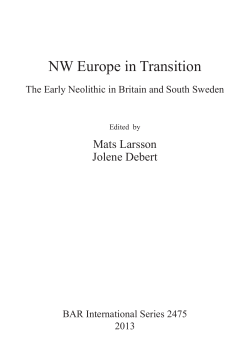 NW Europe in Transition