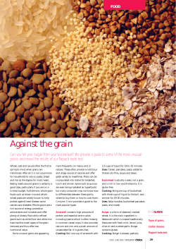 Against the grain - Consumers` Association of Ireland