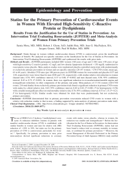 Epidemiology and Prevention