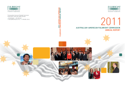 2011 - Australian-American Fulbright Commission