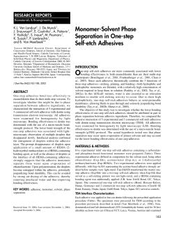 Monomer-Solvent Phase Separation in One-step Self