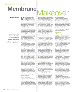 Membrane - Water Quality Products