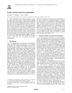 Earth`s dynamo limit of predictability