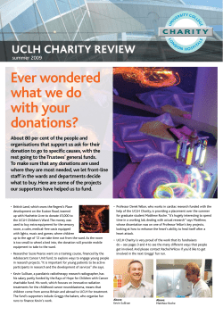 Ever wondered what we do with your donations?