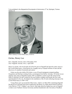 Henry Lee Giclas - Department of Physics and Astronomy