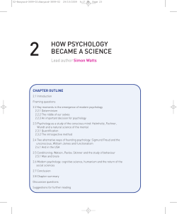 2 how psychology became a science
