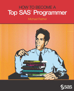 How to Become a Top SAS Programmer