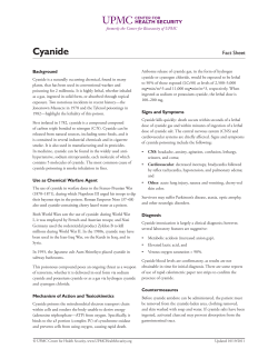 Cyanide - Center for Health Security