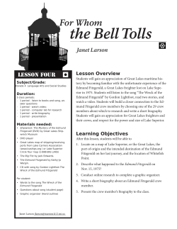 For Whom the Bell Tolls - Western Upper Peninsula Center for