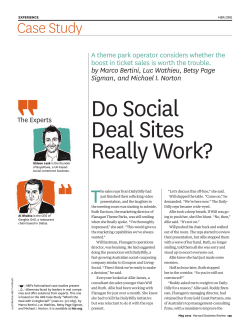 Do Social Deal Sites Really Work?