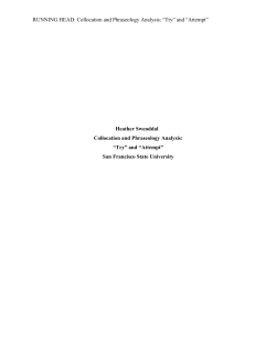 Collocation and phraseology synonym analysis using