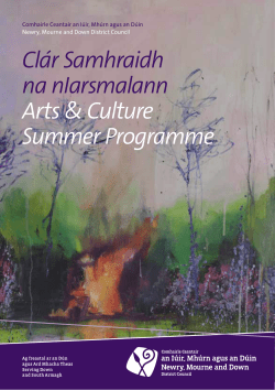 Down Arts Programme