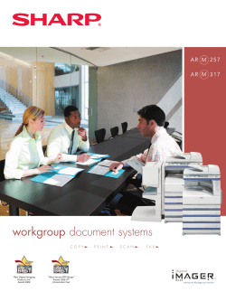 Sharp AR-M257 Brochure - Baynes Business Machines