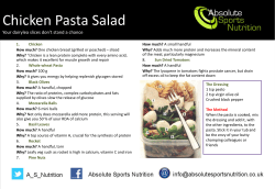 Chicken Pasta Salad Box