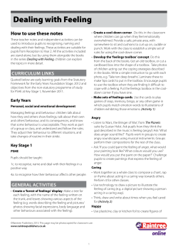 Dealing with Feeling