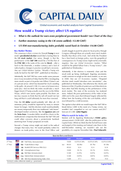 The World is our Oyster Second Quarter 2000