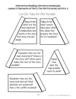 Cut-Out Tabs for Plot Pyramid