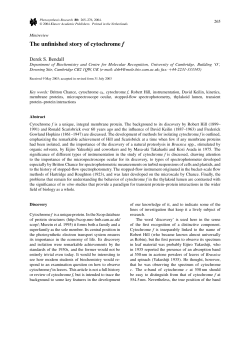 The unfinished story of cytochrome f