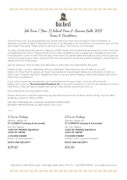 Full Booking Information