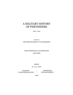 A Military History Perthshire