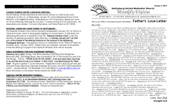 Tenth Sunday After Pentecost - Gettysburg United Methodist Church