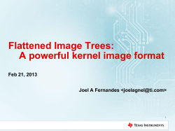 Flattened Image Trees