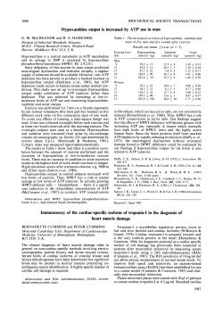 Hypoxanthine output is increased by ATP use in man