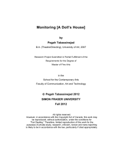 Monitoring [A Doll`s House]