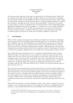 Cheating and Trifling - Jackman Humanities Institute