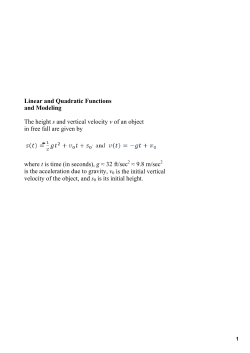 linear quadratic functions 2